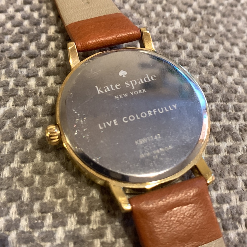 KATE SPADE | metro round leather strap watch - Picture 6 of 10